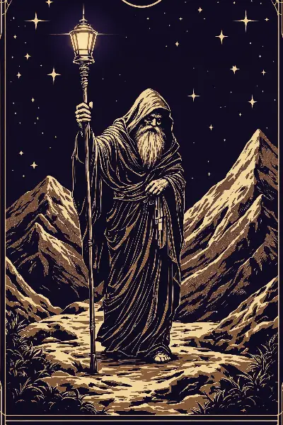 L’Ermite, arcane IX du tarot