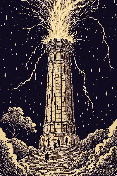 La Maison-Dieu, arcane XVI du tarot