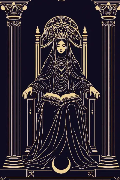 La Papesse, arcane II du tarot