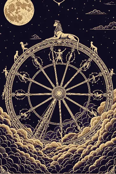 La Roue de Fortune, arcane X du tarot