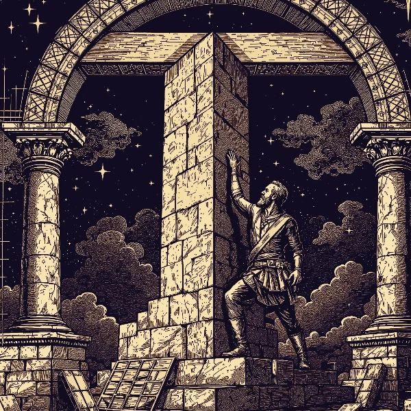 Le Bâtisseur, figure du nombre 4