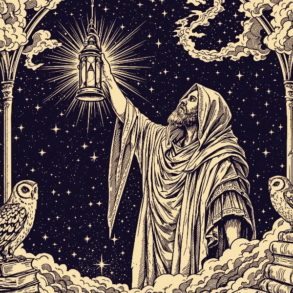 Le Sage, figure du nombre 7